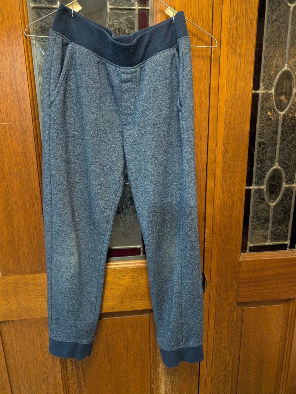 Boys fleece jogger pants, size 10/12